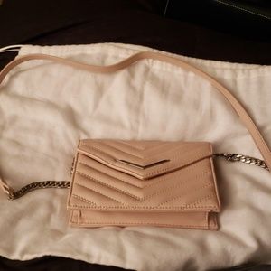 Express Quilted Crossbody Bag - Pink